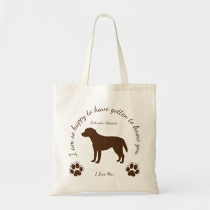 Bolsa Tote Saco do Labrador Retriever para você e seu ト cão バ