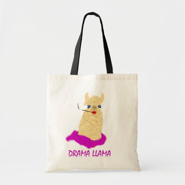 Bolsa Tote Saco do lama do drama (Frente)