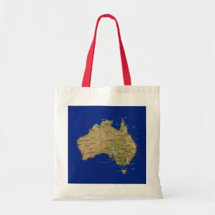 Bolsa Tote Saco do mapa de Austrália