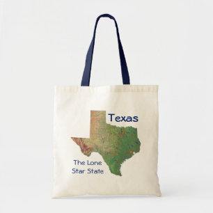Bolsa Tote Saco do mapa do Texan