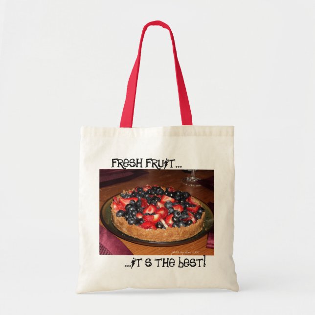 Bolsa Tote Saco do mercado de fruta fresca (Frente)