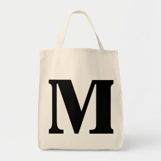 BOLSA TOTE SACO DO MONOGRAMA DE "M"
