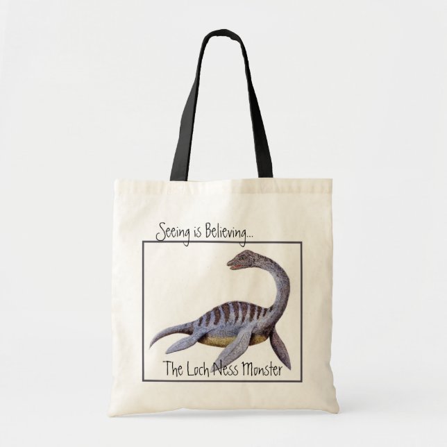 Bolsa Tote Saco do monstro de Loch Ness (Frente)