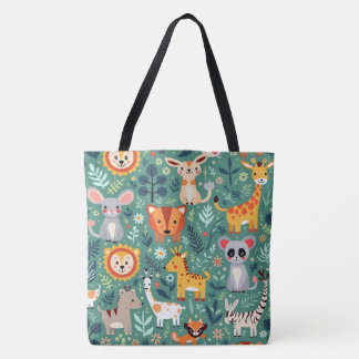 Bolsa Tote Saco do Ombro da Imagem de Fazenda Animal