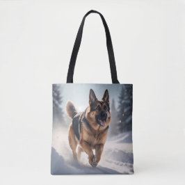 Bolsa Tote Saco do Ombro Elegante do german shepherd