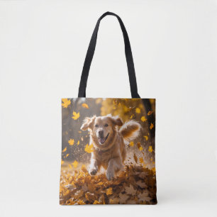 Bolsa Tote Saco do Ombro Elegante do Retriever do ouro