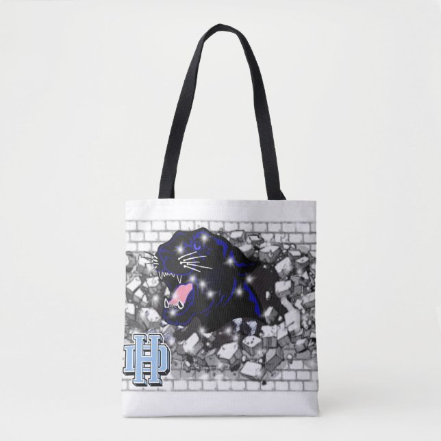 Bolsa Tote Saco do orgulho da pantera (Frente)