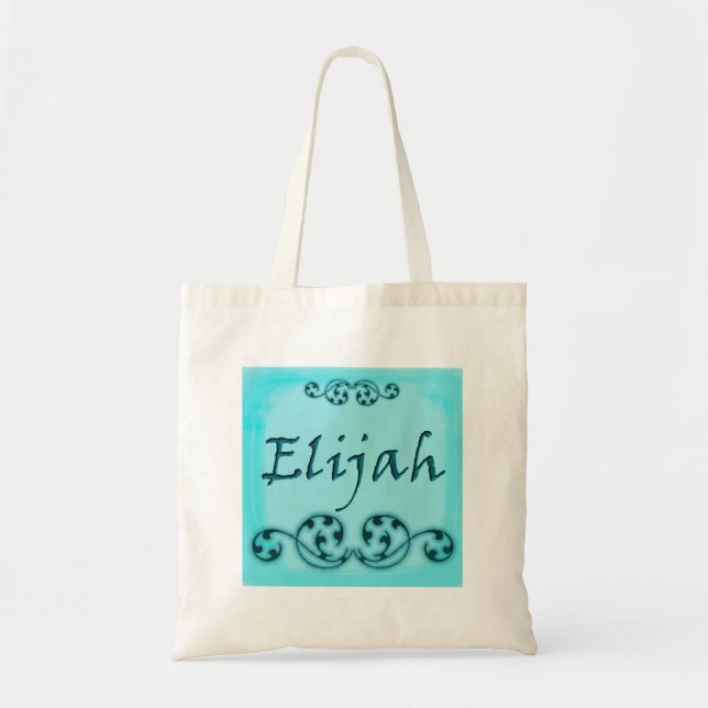 Bolsa Tote Saco do Ornamental de Elijah (Frente)