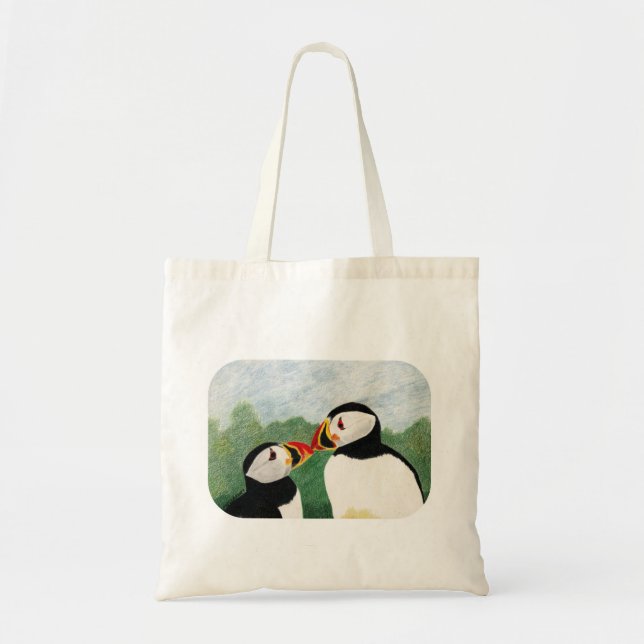 Bolsa Tote saco do papagaio-do-mar (Frente)