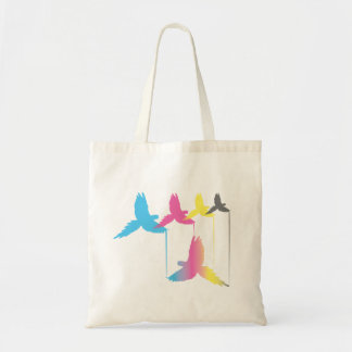 Bolsa Tote Saco do pássaro de CMYK