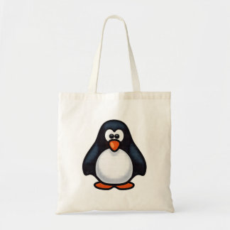 Bolsa Tote Saco do pinguim dos desenhos animados