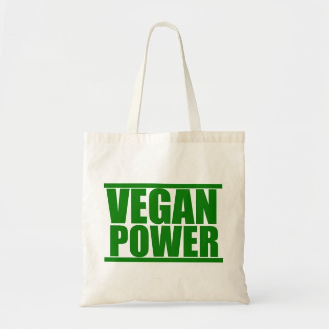 Bolsa Tote Saco do poder do Vegan (Frente)
