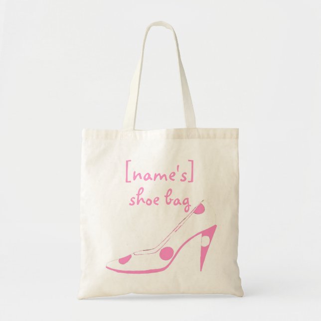 Bolsa Tote Saco do protetor dos calçados do viajante da (Frente)