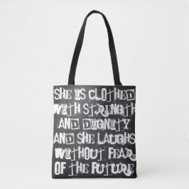 Bolsa Tote Saco do Rad Proverbs31