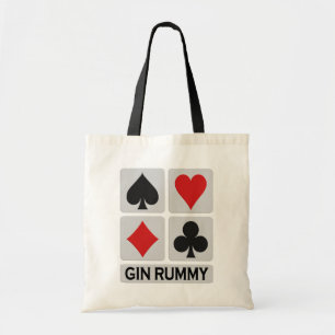 Bolsa Tote Saco do Rummy de gim - escolha o estilo & a cor