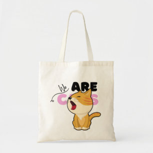 Bolsa Tote Saco do Tema do Gato Dormindo Bonito