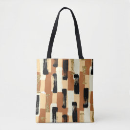 Bolsa Tote Saco do Toque de Abstrato de BrushAVE da Terra Mod