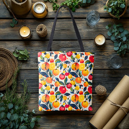 Bolsa Tote Saco do Toque de Bem-Estar da Colheita de Pomares