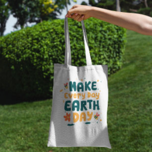 Bolsa Tote Saco do Toque do Dia da Terra