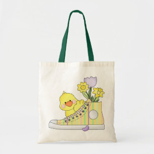 Bolsa Tote Saco do Toque do Pintinho de páscoa