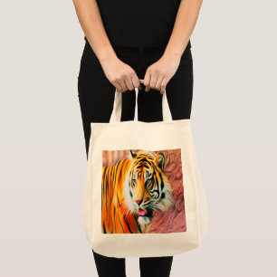 Bolsa Tote Saco do Toque Grande do Tigre