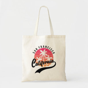 Bolsa Tote Saco do Toque Retro Sunset em São Francisco