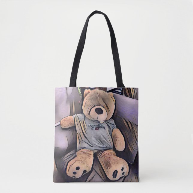 Bolsa Tote Saco do URSO do bebê do açúcar (Frente)