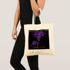 Bolsa Tote Saco doce do Halloween, assustador