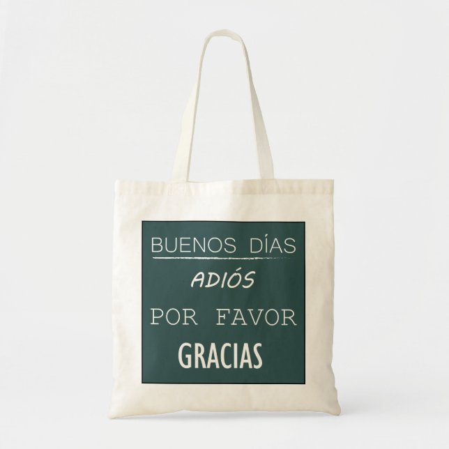 Bolsa Tote Saco dos "professores" (Frente)