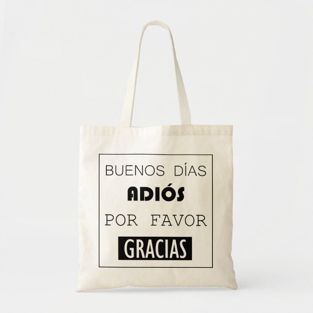 Bolsa Tote Saco dos "professores" (Frente)