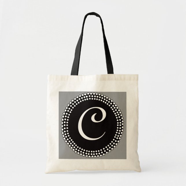 Bolsa Tote Saco elegante do favor do casamento (Frente)