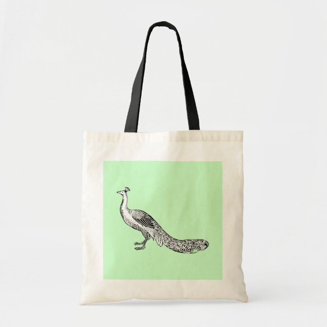 Bolsa Tote Saco elegante do favor do casamento (Frente)