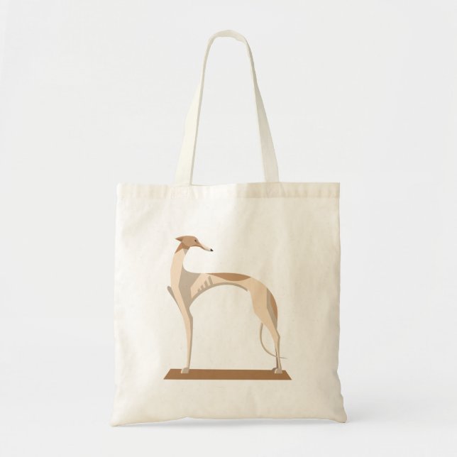 Bolsa Tote Saco elegante do galgo (Frente)