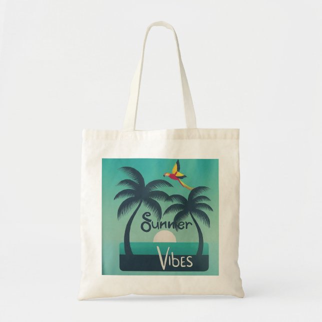 Bolsa Tote Saco estético de verão (Frente)