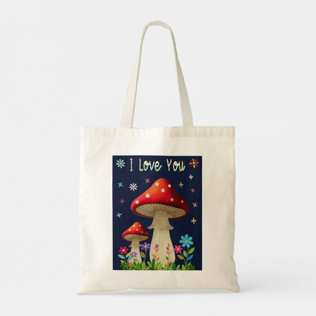 Bolsa Tote Saco 'Eu Te Amo' (Verso)