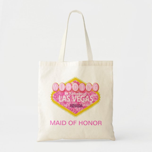 Bolsa Tote SACO FABULOSO DE LAS VEGAS DE madrinha de casament (Frente)