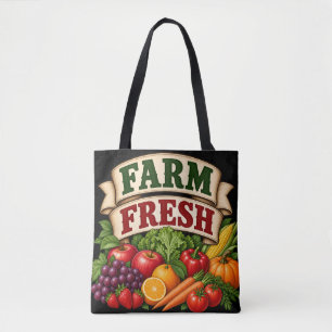Bolsa Tote Saco Farm Fresh