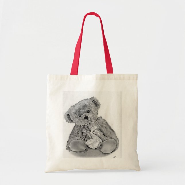 Bolsa Tote Saco feericamente pequeno do urso de ursinho (Frente)