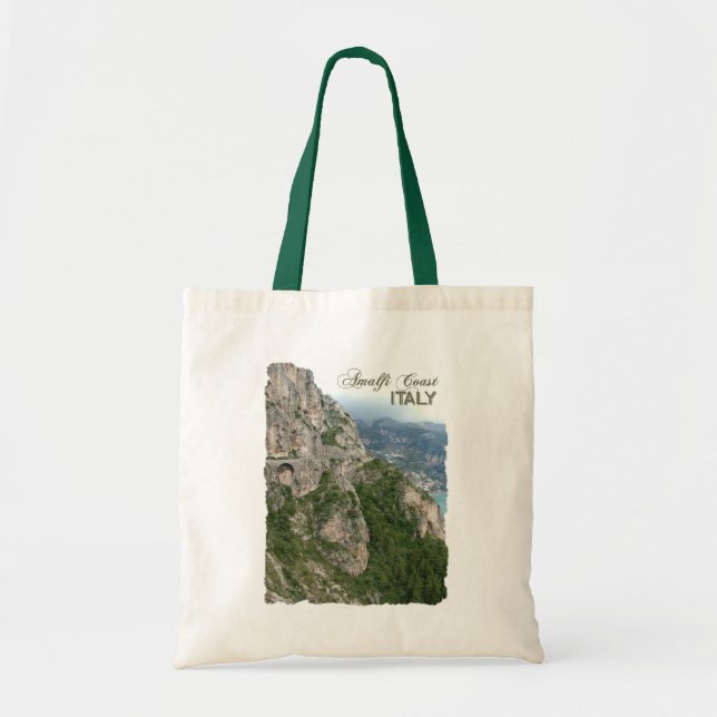 Bolsa Tote Saco feito sob encomenda da costa de Amalfi - (Frente)