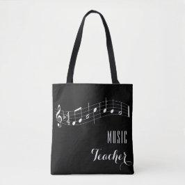 Bolsa Tote Saco feito sob encomenda do professor de música -