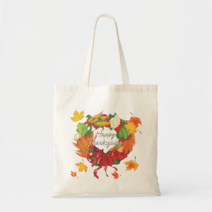 Bolsa Tote Saco feliz da acção de graças 6A