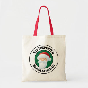 Bolsa Tote Saco Feriado do Carimbo Santa Claus