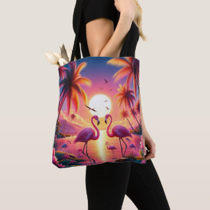 Bolsa Tote Saco Flamingo!