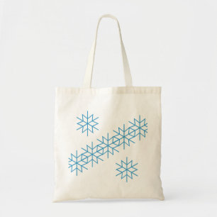 Bolsa Tote Saco - Flocos de neve