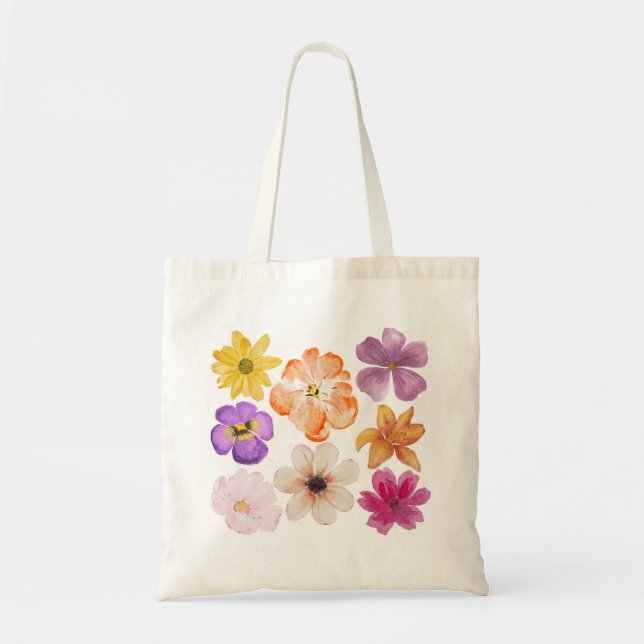 Bolsa Tote Saco Floral Tote (Frente)