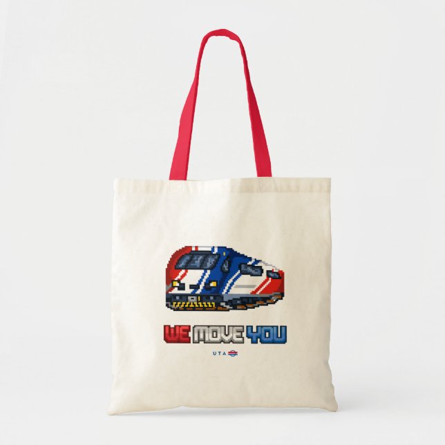 Bolsa Tote Saco FrontRunner 8-bit We Move You (Frente)