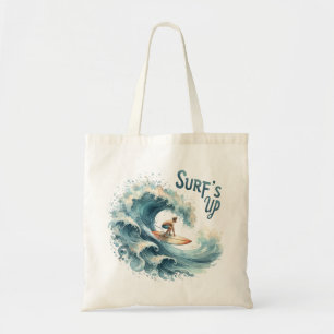 Bolsa Tote Saco Gráfico de Navegação "Surf"