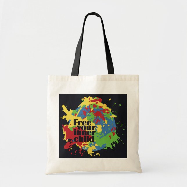 Bolsa Tote Saco INNER CHILD - escolha estilo e cor (Frente)
