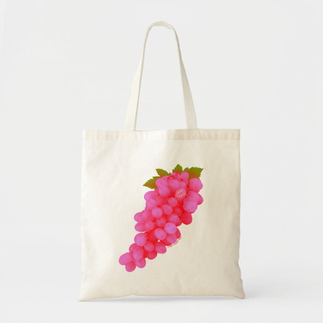 Bolsa Tote Saco Kitschen Fatty Grape (Frente)