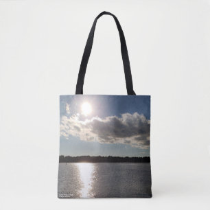 Bolsa Tote Saco "Luz do Sol no Rio"